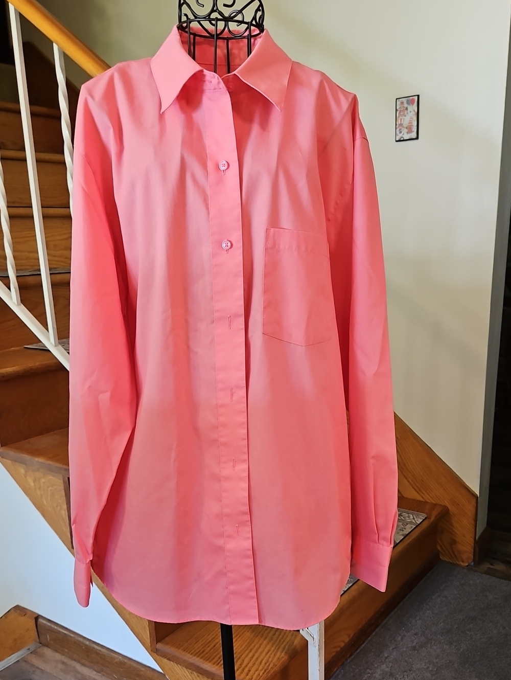 👚Foxcroft Pink Button Down Shirt